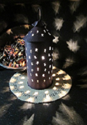 Punched Tin Star Cut Out Mini Tart Warmer