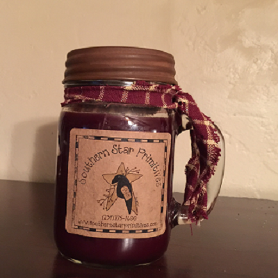 Pint Size Scented Drinking Jar Candle