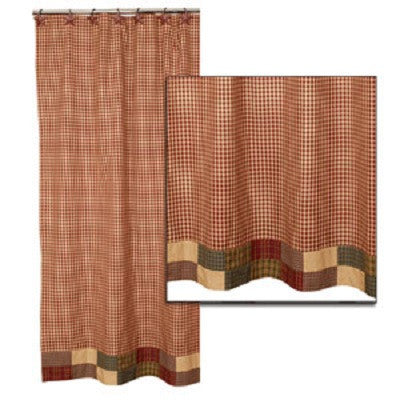 Rebecca's Patchwork Shower Curtain
