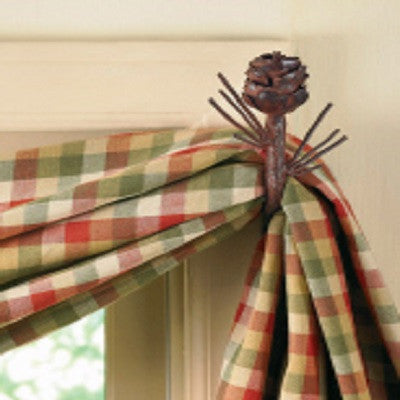 Pinecone Curtain Hooks ~ Pair