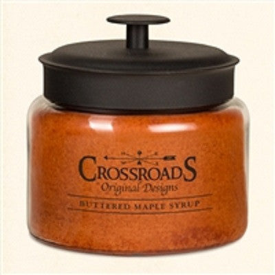 Crossroads 48 Ounce Buttered Maple Syrup Scented Jar Candle