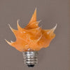 Small Silicone Campfire Bulbs ~ Candelabra Base ~ Orange