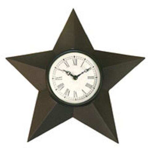 Barn Star Clock
