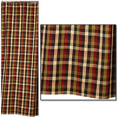 Saltbox Check Shower Curtain