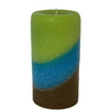 Armadilla Wax Works Raindance Scented 3 x 6 Inch Pillar Candle