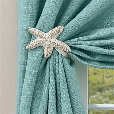 Starfish Curtain Tie Backs ~ Pair