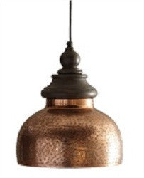 Aged Coppertone Pendant Lamp