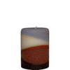 Armadilla Wax Works Aspen 3 x 4 Inch Fragrance Layer Pillar Candle