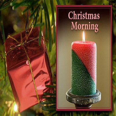  Armadilla Wax Works Christmas Morning 3 x 6 Inch Pillar Candle