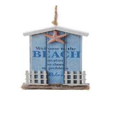 Wooden Cottage With Starfish Ornament