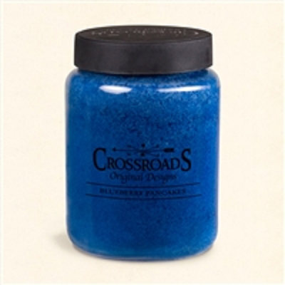 Crossroads 26 Ounce Blueberry Pancakes Scented Jar Candle