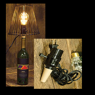 Bottle Cork Lamp Adapter