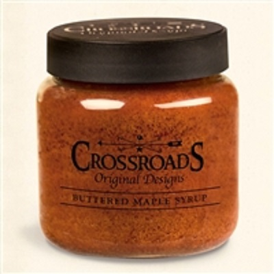 Crossroads 16 Ounce Buttered Maple Syrup Scented Jar Candle