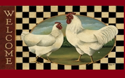 Chickens Floor Mat