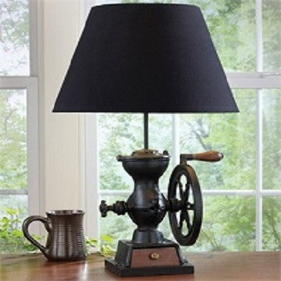 Coffee Grinder Lamp with Shade