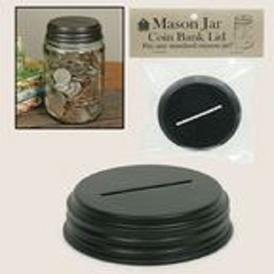 Mason Jar Coin Bank Lid