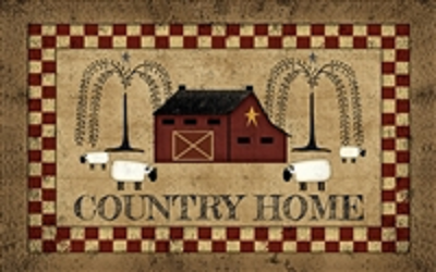 Country Home Floor Mat