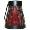 A Cheerful Giver Cranberry Orange Hanging Star Lantern Candle
