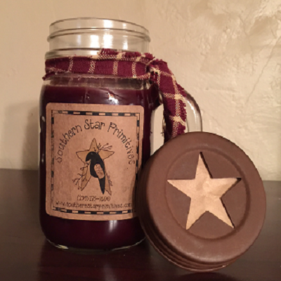 Pint Size Scented Drinking Jar Candle