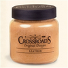 Crossroads Original Designs 16 Ounce Leather Scented Jar Candle