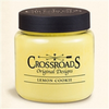 Crossroads Original Designs 16 Ounce Lemon Cookie Scented Jar Candle