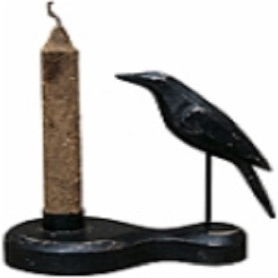 Small Crow Candle Holder