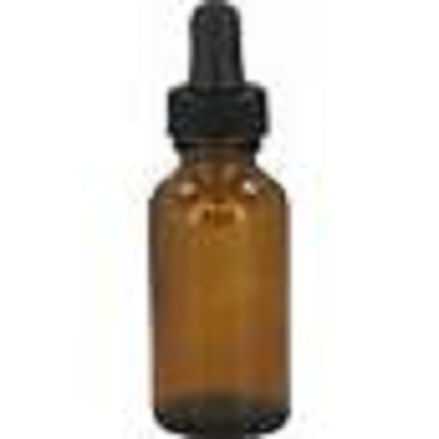 One Ounce Amber Glass Dropper Bottle of Scented Refresher Oil