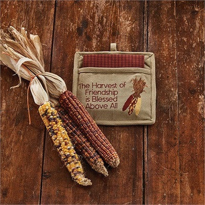 Harvest Friendship Pocket Potholder & Dishtowel Set