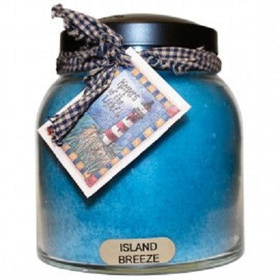 A Cheerful Giver Island Breeze 34oz Papa Jar Scented Candle