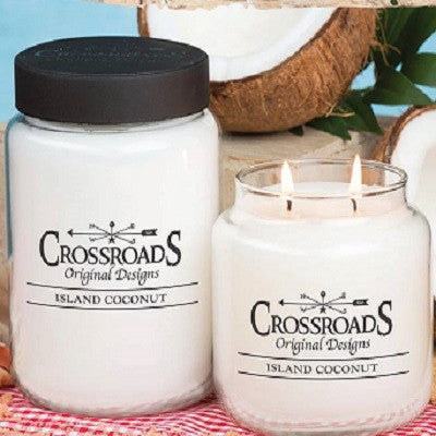 Crossroads Island Coconut Scented Jar Candles