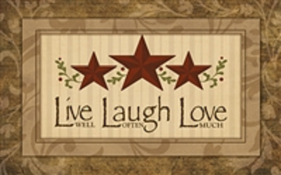 Live Laugh Love Floor Mat
