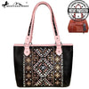 Montana West Aztec Collection Concealed Handgun Wide Tote ~ Coffee