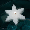Armadilla Wax Works Small Floating Snowflake Candle