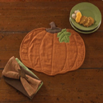 Pumpkin Quilted Placemat