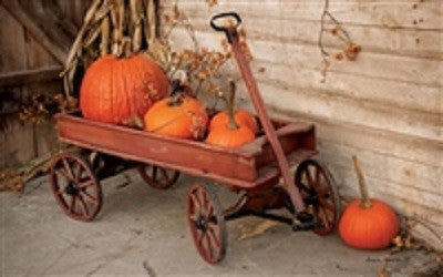 Pumpkin Wagon Mat