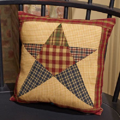 Rebecca's Star Patchwork 10 Inch Pillow