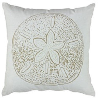 Sand Dollar Print 20 Inch Pillow Cover