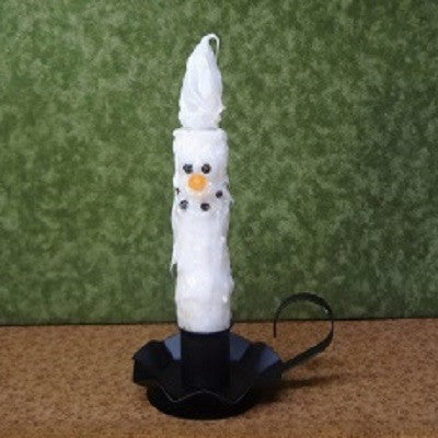 Snowman Candlestick Lamp