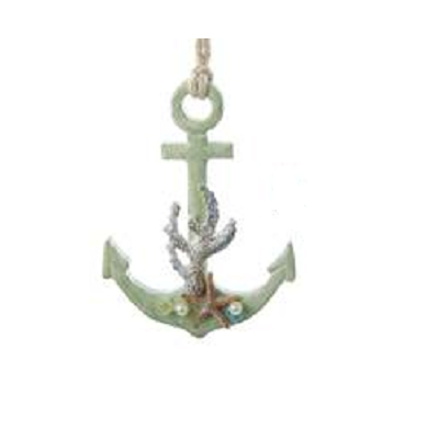 Anchor With Starfish Ornament
