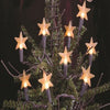 Strand of 20 Warm Star String Lights by Vickie Jeans Creations