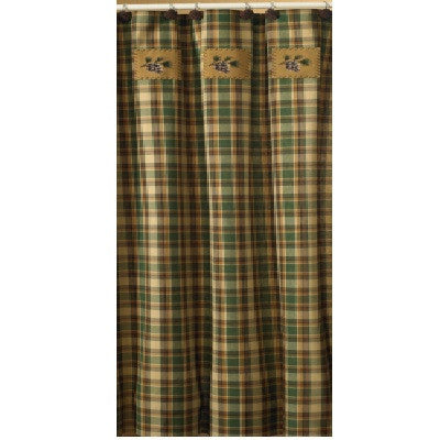 Woodland Shower Curtain by Park Designs. Cotton Flatwoven. 72" x 72"